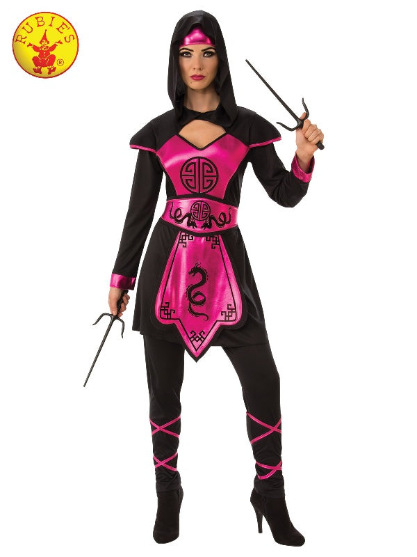 Pink Ninja Warrior Ladies Costume